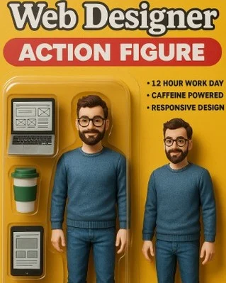 🦸‍♂️💻 NOW AVAILABLE: The Ultimate Web Designer Action Figure!
Straight from the studio to your screen — caffeine-powered, pixel-perfect, and always responsive. 💥

🎒 Comes fully equipped with:
☕️ Endless coffee supply
💻 Laptop with 372 open tabs
📱 A smartphone buzzing with client feedback
📐 Wireframes, dreams, and midnight design sprints

📣 At 314media, we bring your ideas to life with superhero precision and that (sometimes) late-night hustle.

Visit 314media.com to level up your web presence — no plastic packaging required.

#WebDesign #314media #DesignHeroes #ActionFigureVibes #CreativeLife #WebDevHumor